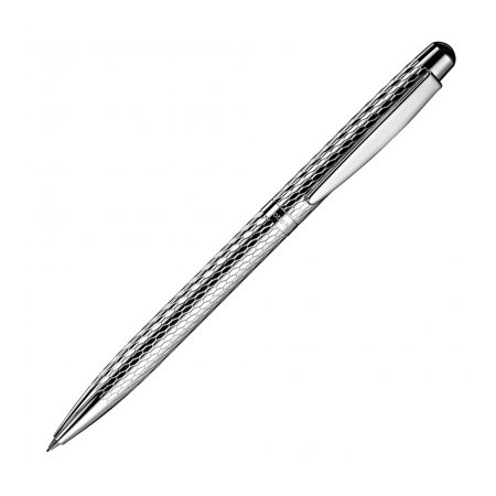 Otto Hutt Design 02 Silver Guilloche Honeycomb - Pencil