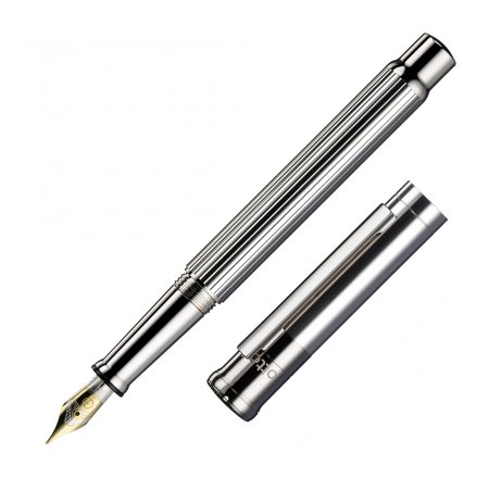 Otto Hutt Design 04 Silver Pinstripe 18K Gold Nib - Fountain [EF]