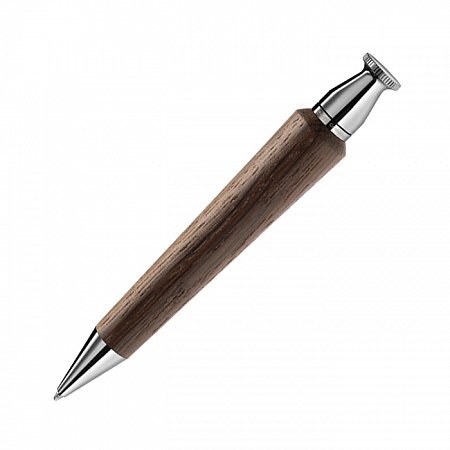 e+m Queen Black Oak Nickel Plated - Ballpoint