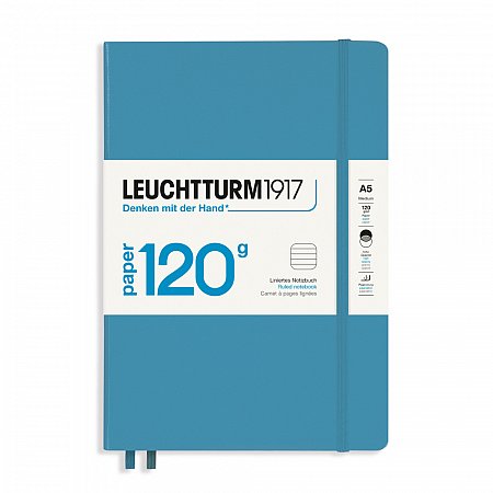 Leuchtturm1917 Notebook A5 120g Ruled - Nordic Blue