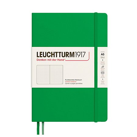Leuchtturm1917 Notebook A5 Hardcover Dotted - Spring Leaf