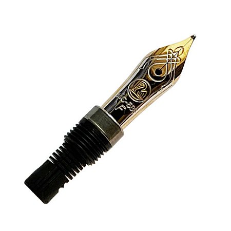 Pelikan M400 Rhodium trim 14K Gold Nib Bicolor - [F]