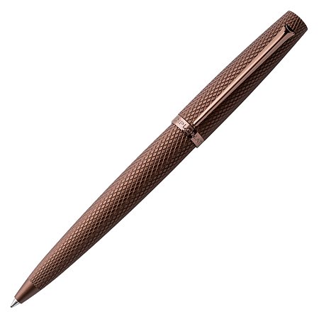Diplomat Viper Brown Guilloche - Ballpoint