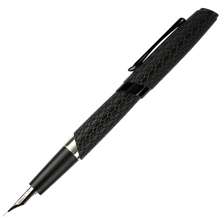 Diplomat Cobra Black Guilloche - Fountain [F]