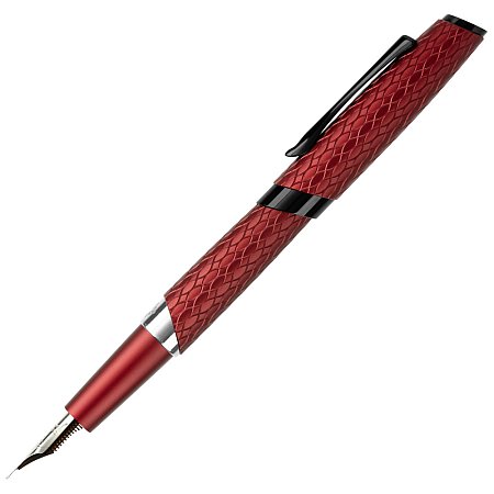 Diplomat Cobra Burgundy Guilloche - Fountain [M]