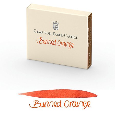Graf von Faber-Castell Ink Cartridges (6 pcs) - Burned Orange