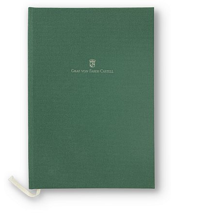 Graf von Faber-Castell Linen bound book A5 - Dark Green