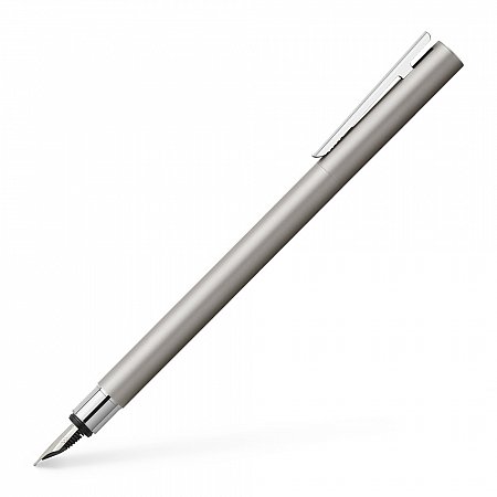 Faber-Castell NEO Slim Stainless Steel Matt - Fountain [B]