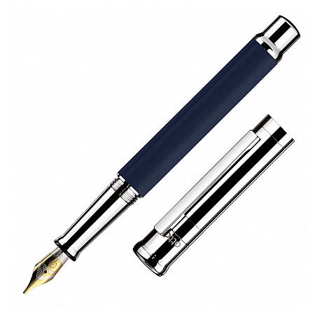 Otto Hutt Design 04 Shiny Lacquer Midnight Blue - 18K Gold Nib - Fountain [EF]