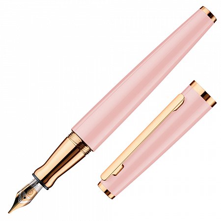 Otto Hutt Design 06 Shiny Lacquer Pink 18K Gold Nib - Fountain [EF]