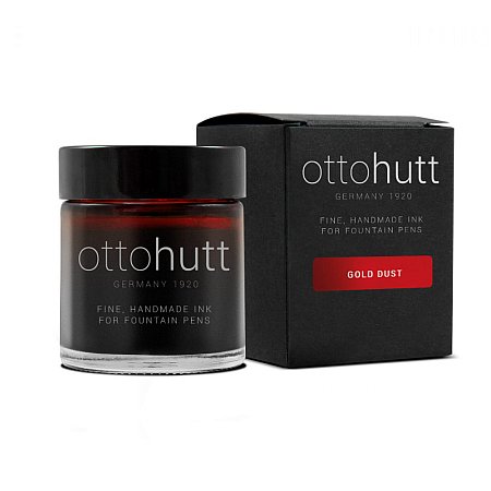 Otto Hutt Ink Bottle 30ml - Gold Dust