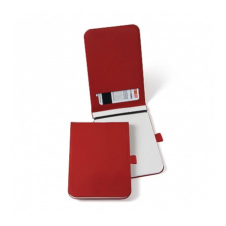 off lines Leather Notepad Small - Red