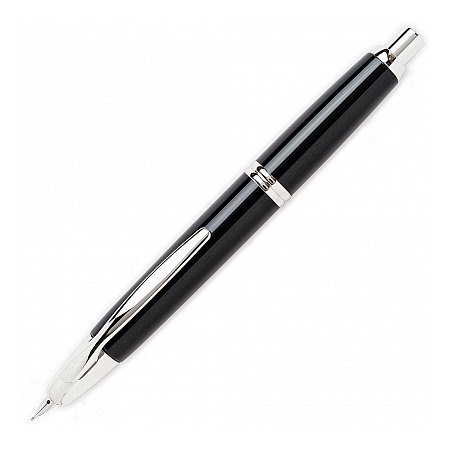 Pilot Capless Rhodium Trim Black - Fountain [M]