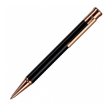 Otto Hutt Design 04 Rose Gold Black - Ballpoint