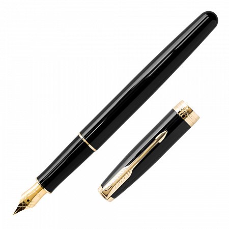 Parker Sonnet GT Black Lacquer - Fountain [F]