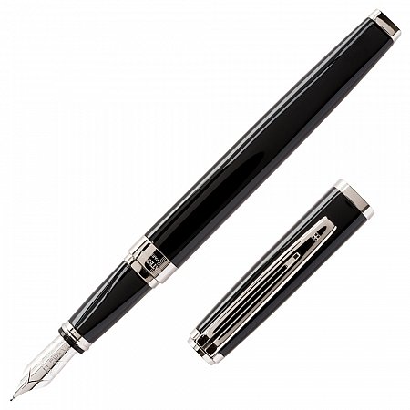 Waterman Exception Slim Laque Black - Fountain [M]