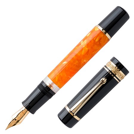 Delta DV Original Mid Size Gold Piston 14K Gold Nib - Fountain [B]