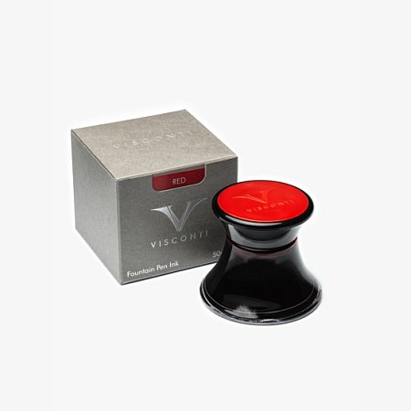 Visconti Ink Bottle 50ml - Red