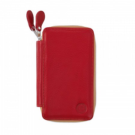 Sonnenleder Bosse Pencil Case - Red