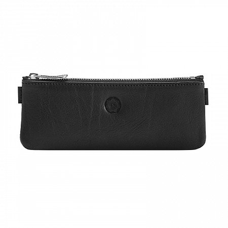 Sonnenleder Bode Pencil Case with Zipper - Black