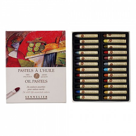 Sennelier Oil Pastels 5ml 24-set Still life